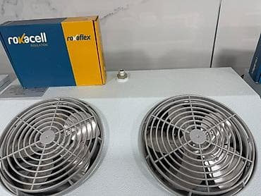 Муздатуучу витриналар: Промышленный воздушный охладитель/испаритель с двумя осевыми — 1