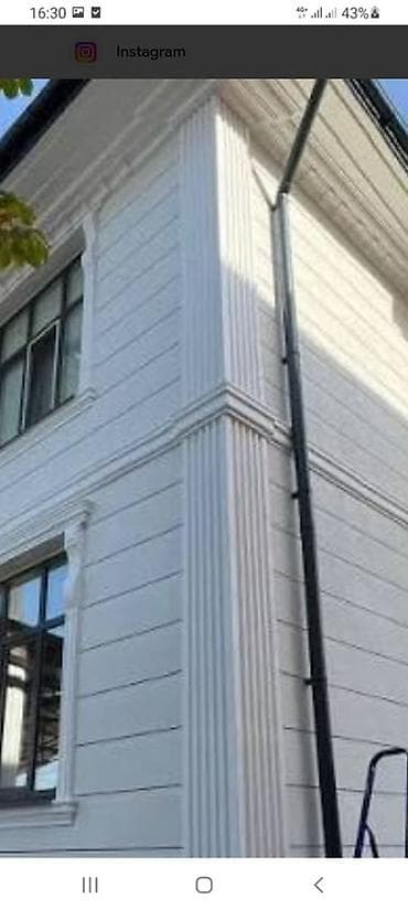 Мраморные и гранитные работы: Декоративная фасадная отделка «Под каменные панели» (риски/прорезы) — 5