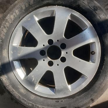 шина 13 175: Литые Диски R 16 Mercedes-Benz, Комплект, отверстий - 5, Б/у — 6