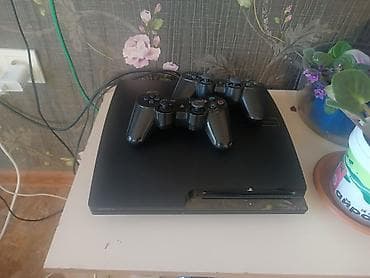 тез арада: Игровая приставка Sony PlayStation 3 (модель Slim) с комплектом из — 1