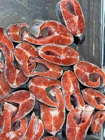 балык фарел: Кета/нерка (дико выловленная), разделка и полуфабрикаты. Форель - — 2