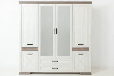 шифоньеры фото и цены: Шкаф для одежды 6Д Марсель, Ясень Снежный, БРВ Брест (Беларусь) — 1