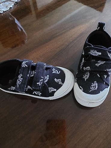 Детские кеды с динозаврами - Размер: 25 (указан на стельке) - Цвет — 3