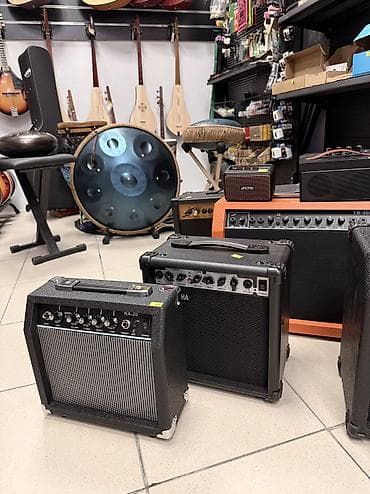 Музыкалык аспаптар: Комбоусилители 20w, 40w Новые Можно собрать комплект с гитарой и — 4