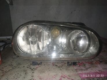 Комплект передних фар Volkswagen 2001 г., Б/у, Оригинал, Германия