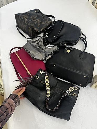 Аксессуары: . Продаю Кожаные оригинальные сумки б/у в хорошем состоянии Цена — 9