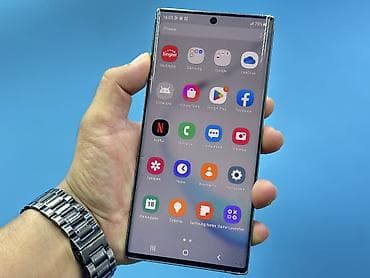 9 lite: Samsung Note 10 Plus, Б/у, 256 ГБ, цвет - Синий, 2 SIM — 4