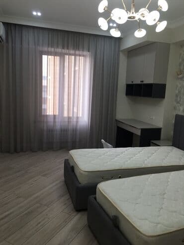 долгосрочная квартира кызыл аскер: 3 комнаты, Без подселения, С мебелью полностью — 15