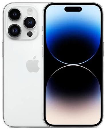 IPhone 14 Pro, Б/у, 128 ГБ, Серебристый, 76 %
