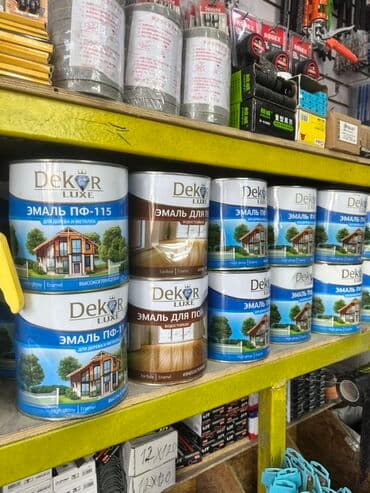 Представлена эмаль «Dekor Luxe», доступная в двух вариантах: ПФ-115 at lalafo.kg Представлена эмаль «Dekor Luxe», доступная в двух вариантах: ПФ-115