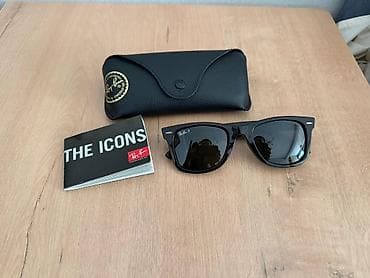 nike react: Ray-Ban Wayfarer RB2140F 901/58, Polarized - Легендарная модель — 5