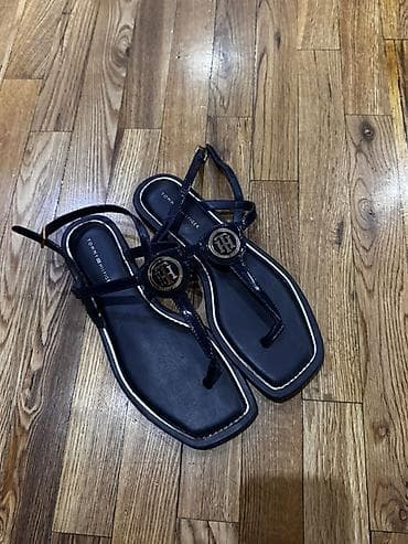 Босоножки, сандалии, шлепанцы: Босоножки, 38.5, Tommy Hilfiger, Новый, цвет - Синий, Самовывоз — 1