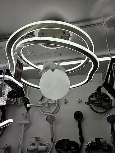 плафон ист: Потолочный светильник с LED-подсветкой и декоративным подвесом - Тип — 1