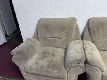 шкафы бишкек: Комплект мягкой мебели, цвет - Бежевый — 2