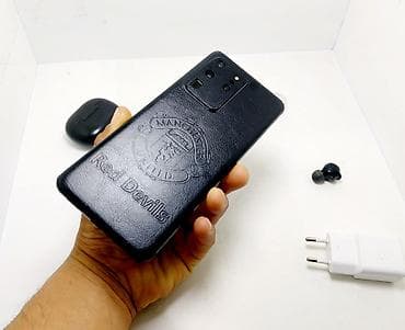 galaxy a12: Samsung Galaxy S20 Ultra, Б/у, 256 ГБ, цвет - Черный, 1 SIM, 2 SIM — 2