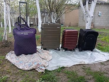 Набор дорожных сумок и чемоданов на колёсах в отличном состоянии — 6