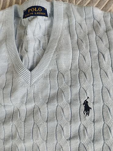 поло свитер: Мужской свитер, M, Polo Ralph Lauren, Новый, цвет - Голубой — 2