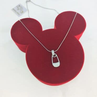 эксклюзивные свадебные пригласительные: Серебряный Цепочка с подвеской Булавка Серебро 925 пробы Длина 50 см — 3