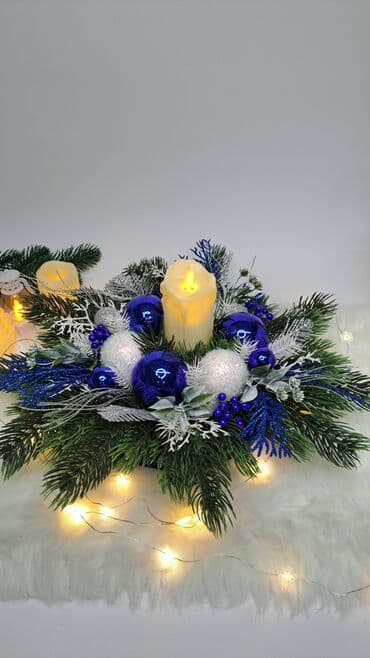 украшение дома: Новогодние композицииручная работа, большой ассортимент! Цены от — 12