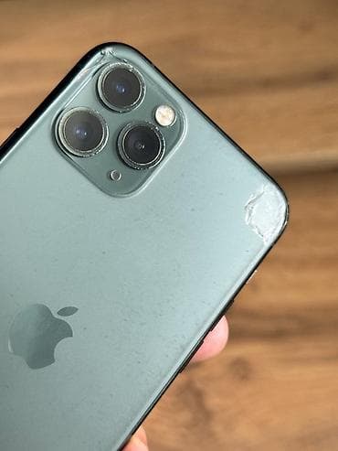 apple 16pro max: IPhone 11 Pro, Б/у, 256 ГБ, Matte Midnight Green, 100 % — 3