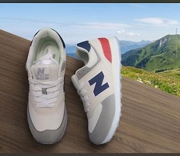 Мужские кроссовки, 42, New Balance, Новый, цвет - Серый