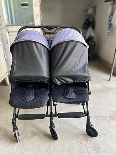 каляска эгиздерге: Прогулочная коляска для двойни (side-by-side) - Два отдельных сиденья — 3