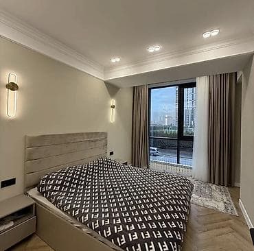 ts group: 2 комнаты, 58 м², Асанбай мкр Элитка, 2 этаж, Евроремонт — 1