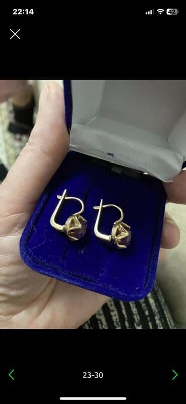 жёлтое золото: Продаю Золото СССР, 583 пр. С натуральными камнями. Изделия редкие — 8