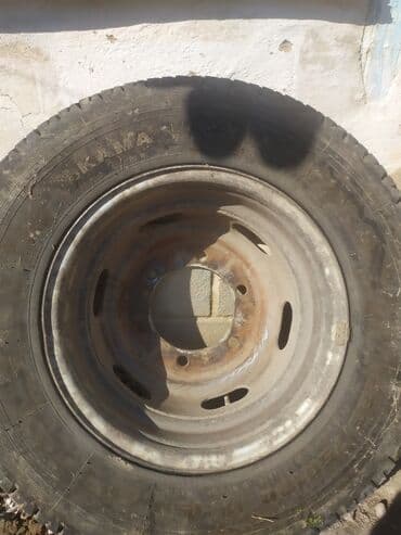 автомобильные шины для внедорожников: Железные Диски R 16 Mercedes-Benz, 1 шт, отверстий - 6, Б/у — 2