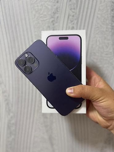 pixel 6 pro: IPhone 14 Pro Max, Новый, 256 ГБ, Зарядное устройство, Защитное стекло, Чехол, 80 % — 1