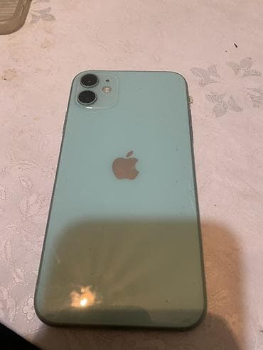 IPhone 11, зелёный (mint) - Корпус: стекло и алюминий, цвет Green. На