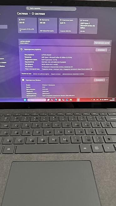 блоки питания 3: Microsoft Surface Laptop 4 () Основные характеристики: - Экран — 6