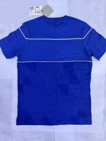 Футболки: Мужская футболка, S, Puma, Новый, цвет - Синий, Самовывоз — 2