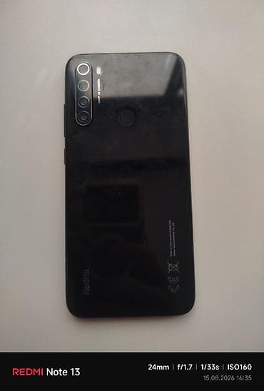 iphon 8 plus: Redmi, Redmi Note 8, Б/у, 128 ГБ, цвет - Черный, 2 SIM — 1