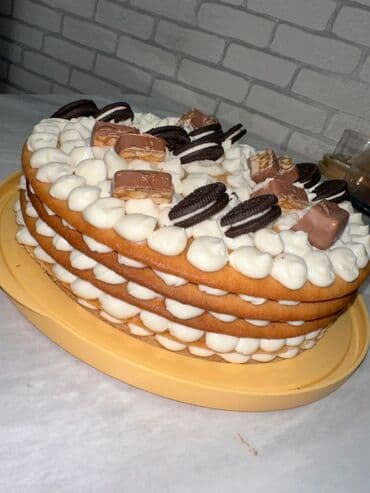 кондитерское кольцо: Ароматные домашние булочки, приготовленные из мягкого теста, с нежной — 5