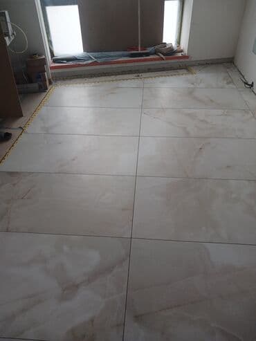 газон чапкыч: Максаты: Пол үчүн, түсү - Саргыч боз, Жылтырап турган каптоо, 60х120 см — 4