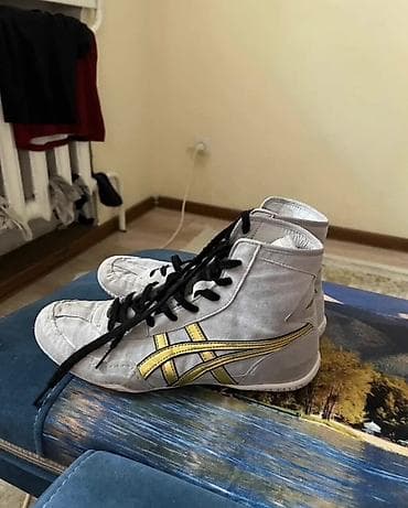 борцовки asics tiger: Мужские кроссовки, 41, Asics, Б/у, цвет - Серый, Самовывоз — 2