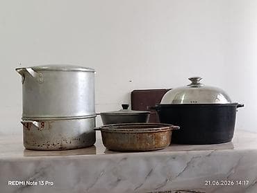 Набор кухонной посуды (алюминий/чугун/сталь), для дома и дачи Состав — 1
