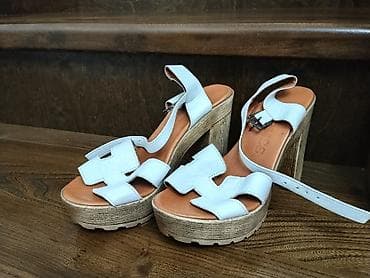 Босоножки, сандалии, шлепанцы: Лоферы, 35.5, Pandora, Б/у, цвет - Черный — 4