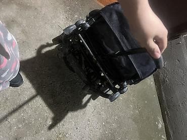 сиденья на велосипед: Детская коляска-прогулка, складная. Особенности: - Легкая алюминиевая — 3