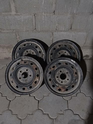 Железные Диски R 14 Honda, Комплект, отверстий - 5, Б/у