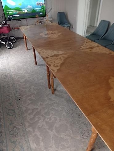 Инструменты: Национальный кыргызский стол, Раскладной, Дерево, цвет - Коричневый — 8