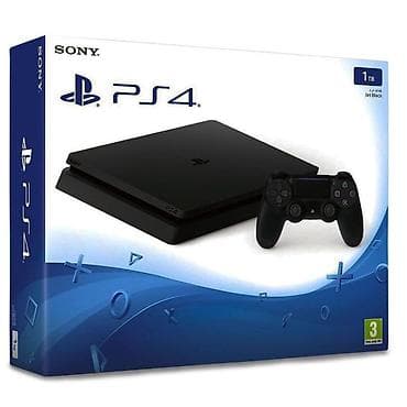 Игровая консоль Sony PlayStation 4 (PS4) Slim, цвет Jet Black, объем at lalafo.kg Игровая консоль Sony PlayStation 4 (PS4) Slim, цвет Jet Black, объем