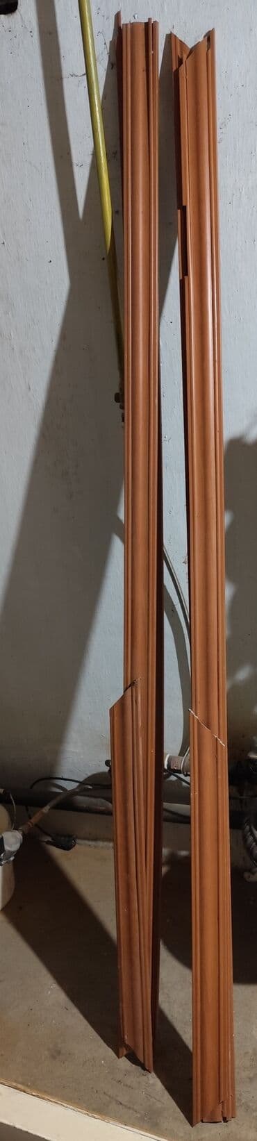 шкаф железный офисный: Межкомнатная дверь со стеклом, МДФ, цвет - Коричневый — 3