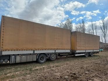 полу присеп: Прицеп, Krone, Шторный, Б/у — 1