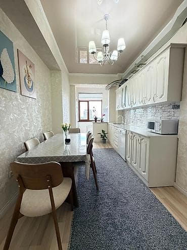flat osh: 3 комнаты, 118 м², Южная Магистраль 8 этаж — 9