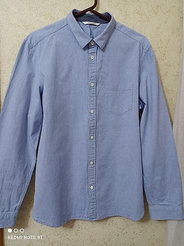 мужской рубашки: Мужская рубашка, S, M, H&M, Б/у — 5