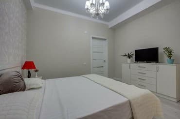 квартиры в бишкеке 1 комнатные аренда: 2 комнаты, Душевая кабина, Постельное белье, Кондиционер — 7