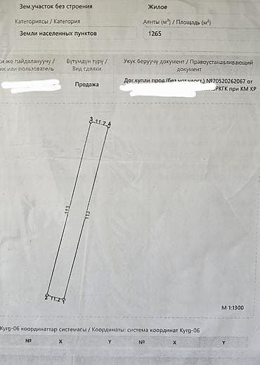 город бишкек село ленинское продажа участков: 12 соток, Для бизнеса, Красная книга, Договор купли-продажи — 4