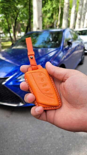 Чехол для ключа lexus, Toyota из натуральной кожи ✅ РУЧНАЯ РАБОТА ✅